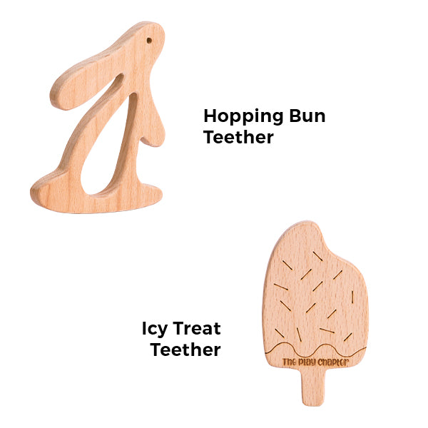 Hopping Bun Teether And Icy Treat Teether