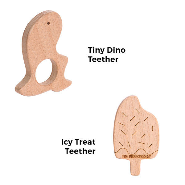 Tiny Dino + Icy Treat Teether